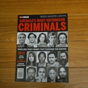 America's Most Notorious Criminals Magazine - Black & Red Cover